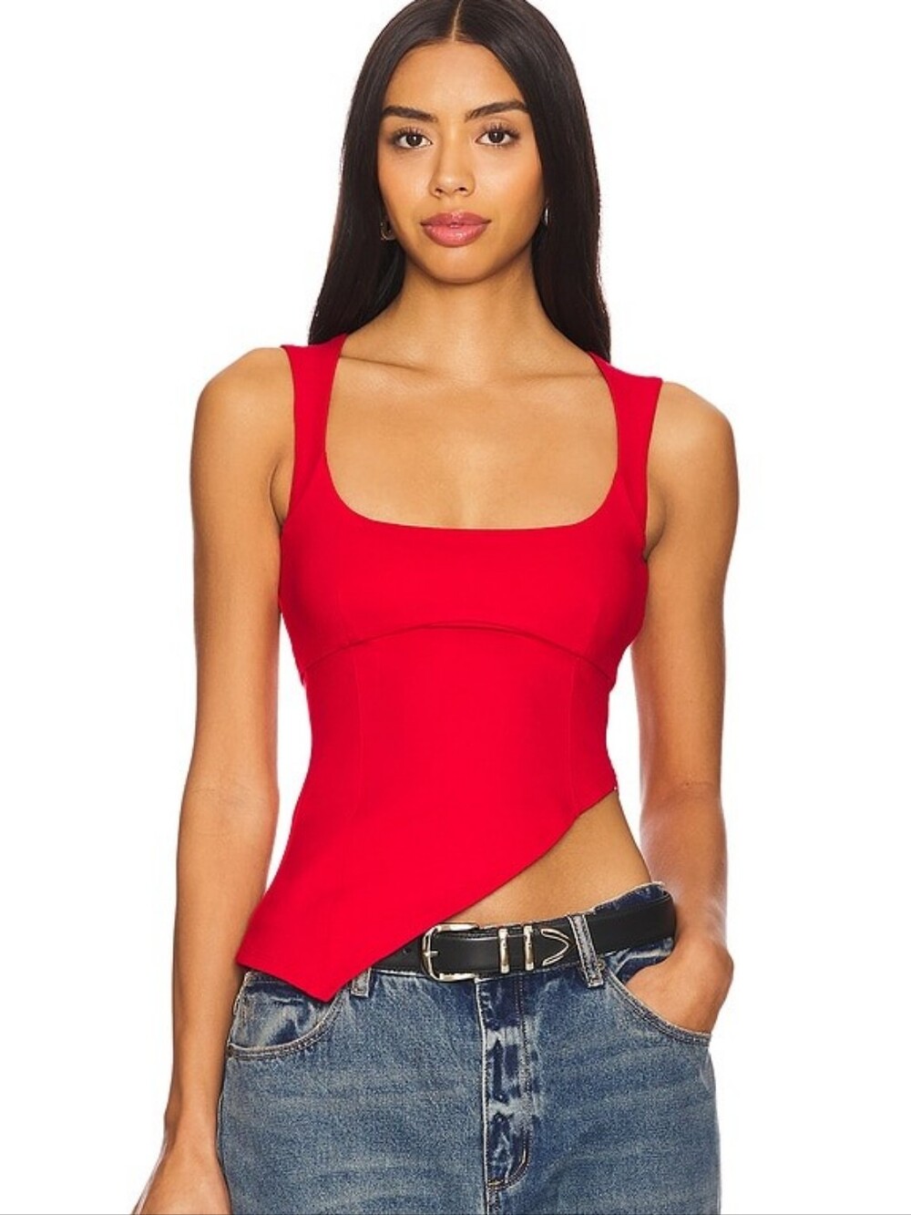 Like New! Lovers and Friends x Revolve Penn Top in Red